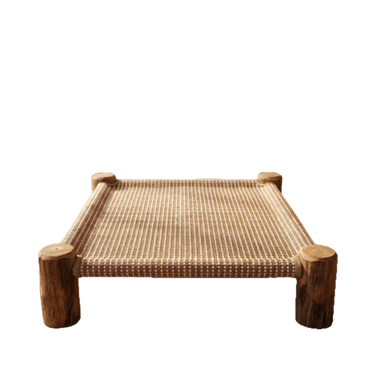 Madera sólida gato cama gato perro gato café madera mascota cama cama de verano seda ventilada gato agarrar tablero retro image 6