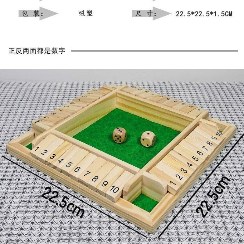Board game, wooden digital table interactive logic intellectual smart toy for teaching maths, logical thinking