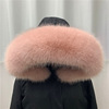 2021 fashion Hezi Fox Fur collar Fleece Overcome cotton-padded clothes Down Jackets Ovo Star models Fur collar