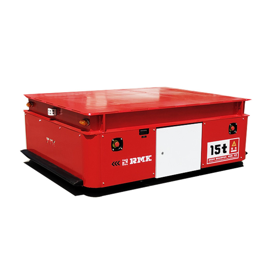 电动带升降台无轨胶轮车电缆卷筒无轨地平车20吨工业用无轨转运车