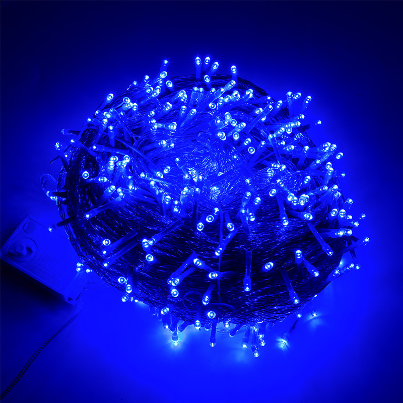 Cadena de luz LED luces intermitentes luces navideñas decoración de la boda de Navidad luz de la estrella proyecto de iluminación enchufable cielo estrellado