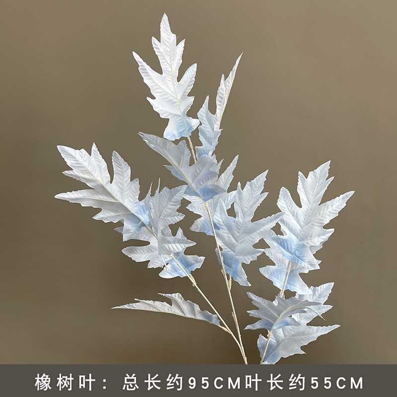 10本の青い色のシミュレーションの花の室内の絹の花の結婚祝いの装飾の花の生け花は造花の天井の花の路の花を並べます。|undefined