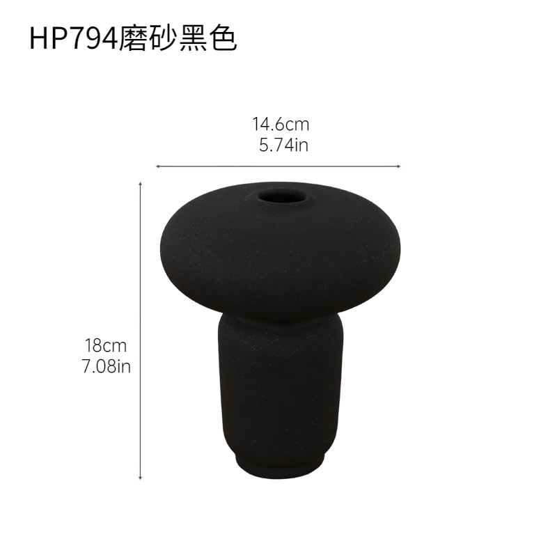 Moderno simple dibujo de seda simple cerámica hecha a mano ornamentos de vasijas de cerámica sala de estar gabinete de televisión decoración de flores de la mesa de comedor