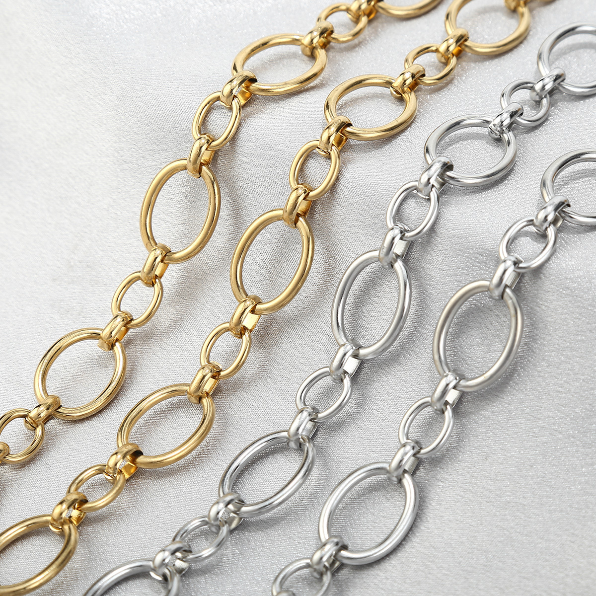100g Weight Chain Jewelry Making Type Chain Classification 1 Piece 304 Stainless Steel Chain Chain Simple Style Geometric