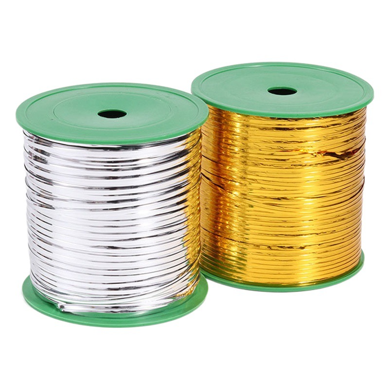 Venta al por mayor cinta mágica de alambre de color lazo de alambre ramo de embalaje bolsa de pan regalo caramelo cuerda de sellado rollo grande