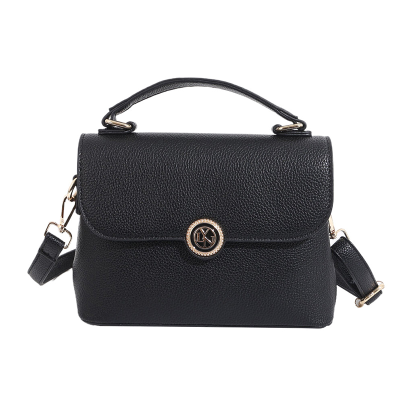 Bolso mujer 2024 nueva textura de moda color sólido bolso de hombro simple estilo occidental color caramelo bolso de mensajero de viaje de viaje