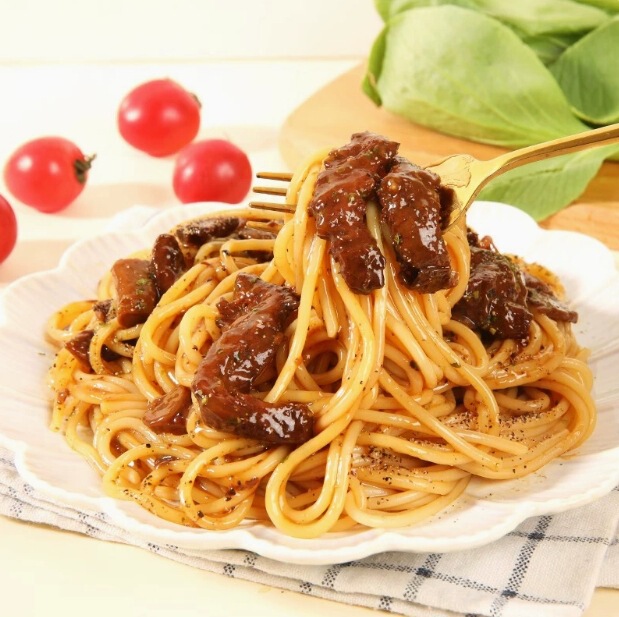 ベアドライブ パスタ 袋入り朝食 家庭用インスタントイタリアンヌードル トマトミートソース ブラックペッパービーフパスタ|undefined