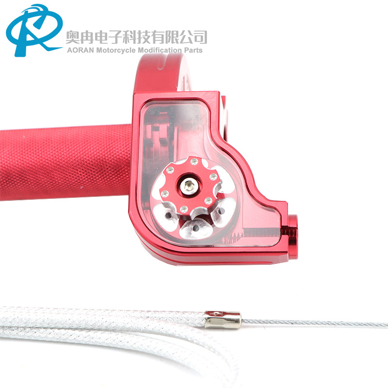 Motorcycle Accessories Modified with Large Twist Throttle, Cnc Gatling Large Twist Throttle, Visible Throttle Rotation