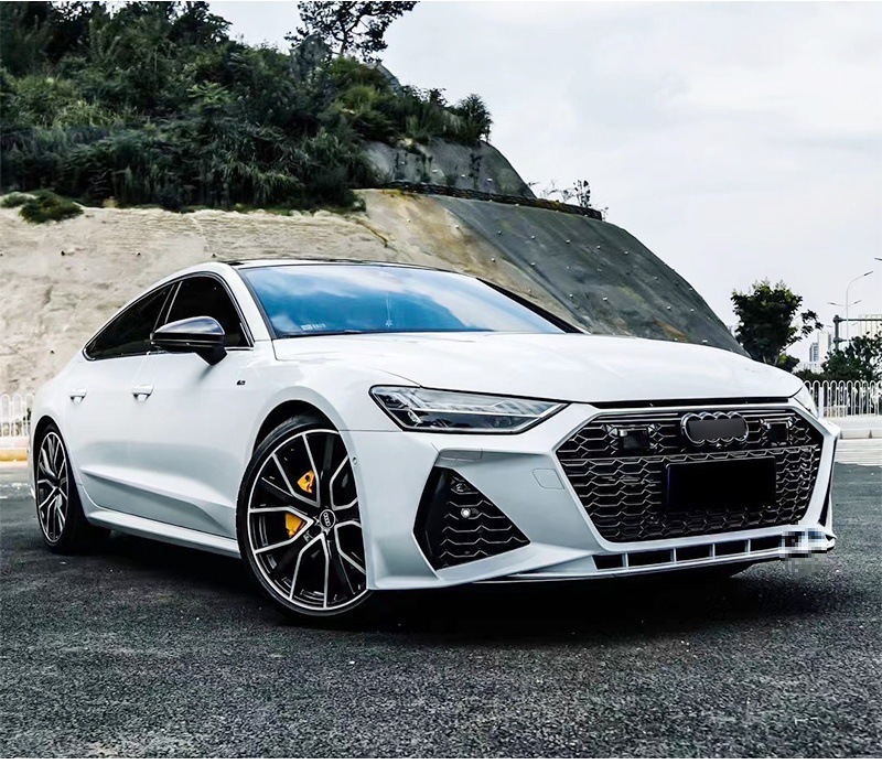 09-24 A7 modified RS7 large surround upgrade S7 front and rear bumper side skirt tail lip tremella for Audi A7 wholesale