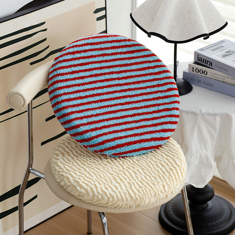 Round Cushion Dining Chair Stool Cushion Bay Window Memory Foam Non-Slip Floor Office Bar Booth for Long Sitting Comfort All Seasons