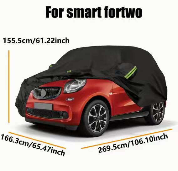 Ready Supply of Cross-Border Car Covers Black Heat-Absorbing Car Covers Waterproof Sun Protection Rain Uv Protection Car Covers