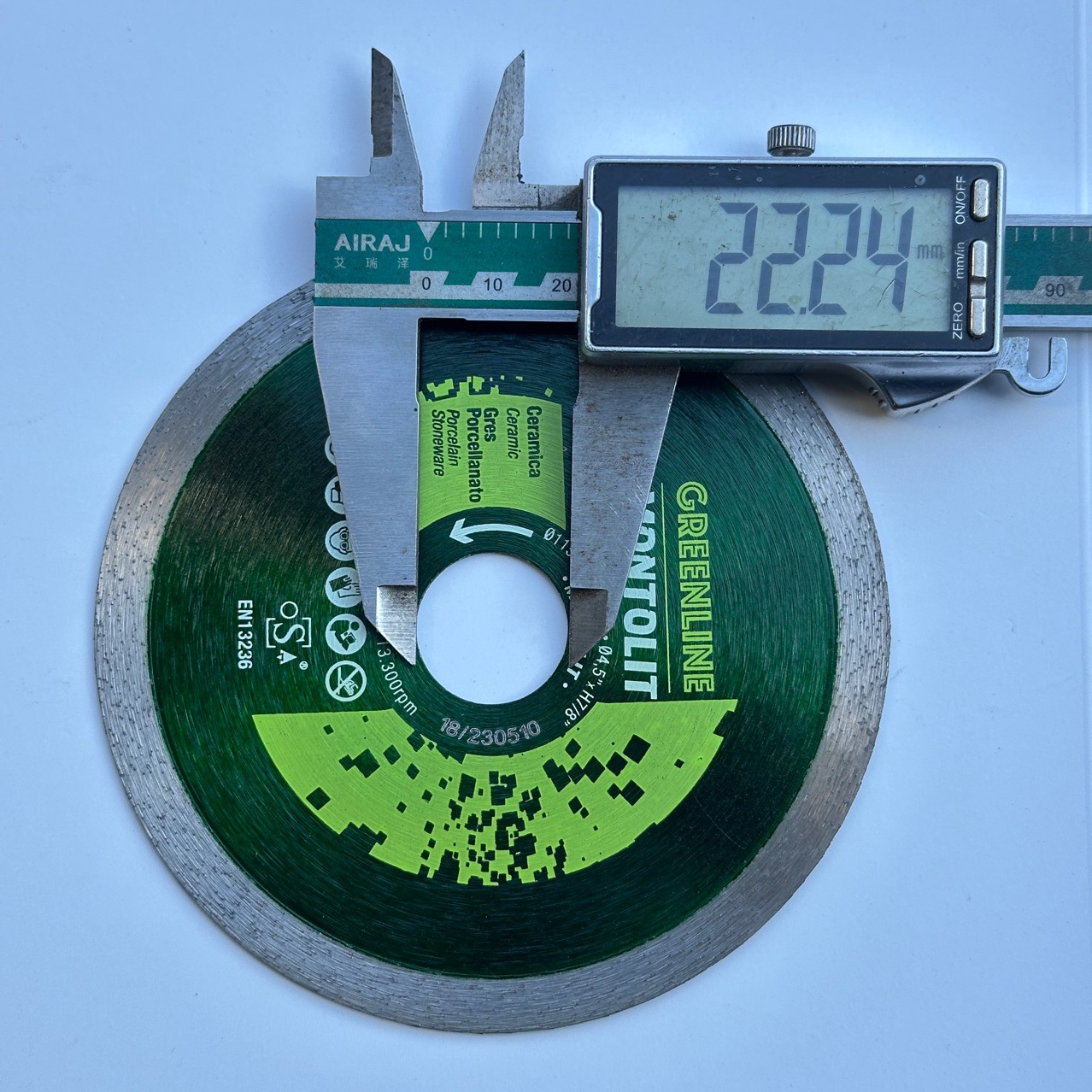 115*22.23*1.5瓷砖切割片陶瓷玉石切割欧标玻化砖微晶石欧标认证