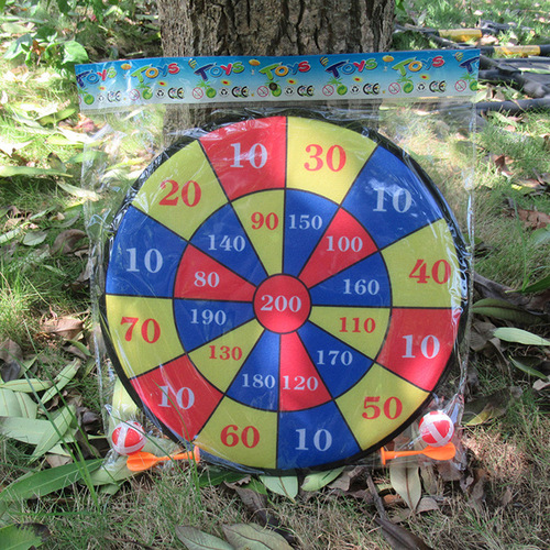 Children's dartboard toy plastic ball needle plush fabric soft paper dartboard manufacturer revised sticky dart ball