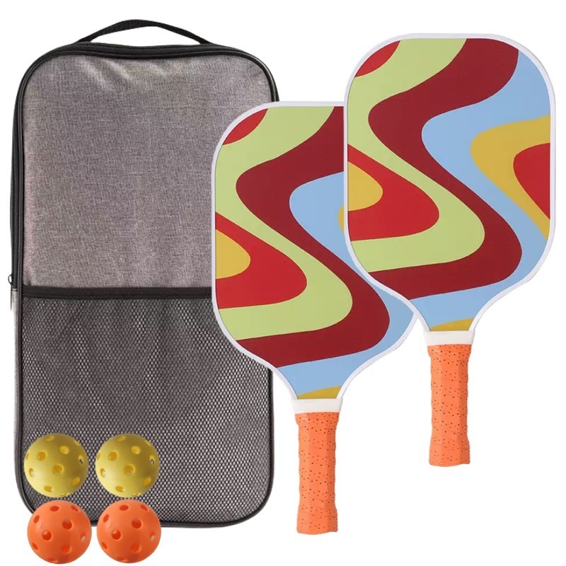 Exclusive for cross-border sales: Pickleball racket set for beginners training, fiberglass pickleball racket, direct from the manufacturer