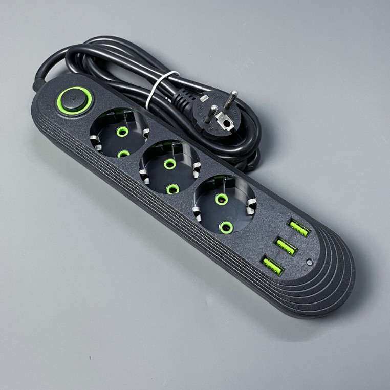 Fábrica directa enchufe de corriente doméstica de extensión europea enchufe de alimentación ruso alemán indonesia poroso transfronterizo al por mayor