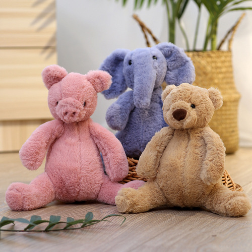8-inch fat little animal doll dinosaur cross-border plush comfort toss toy claw machine doll leather case