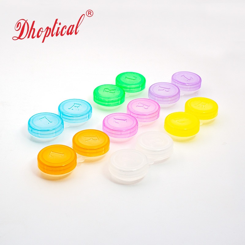 DC3001A Invisible Lens Partner Box Double Box Candy Multi-color Color Bottle Cap Large Capacity Cross-border Internet Celebrity 