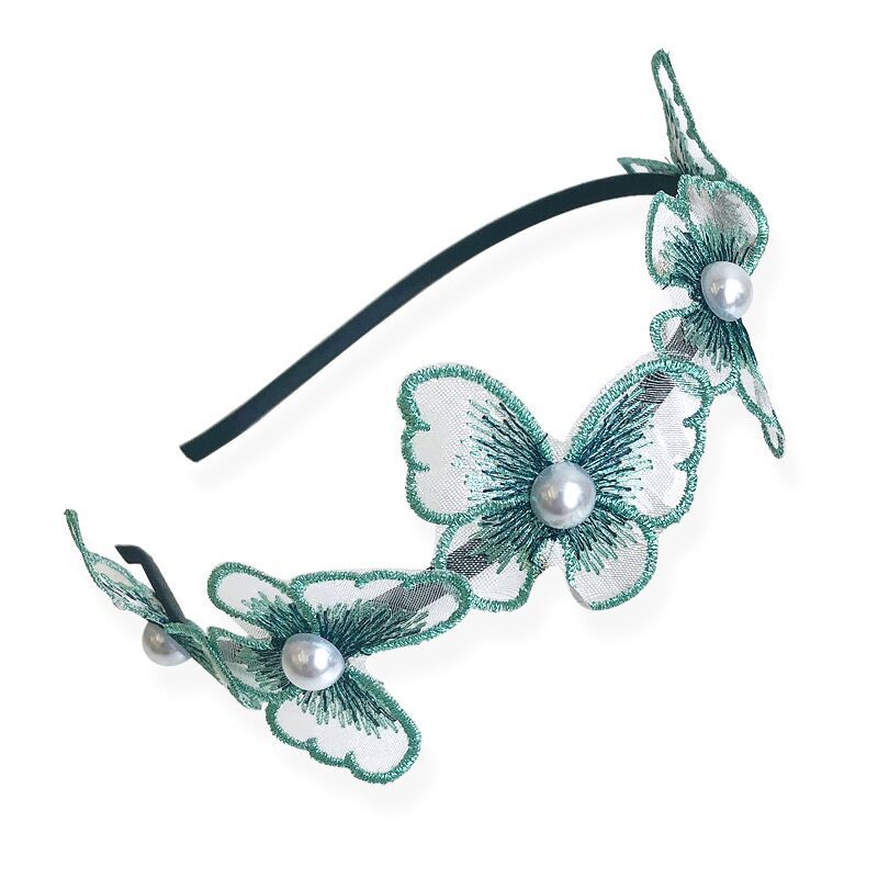 Fresh cute brand headband with butterfly