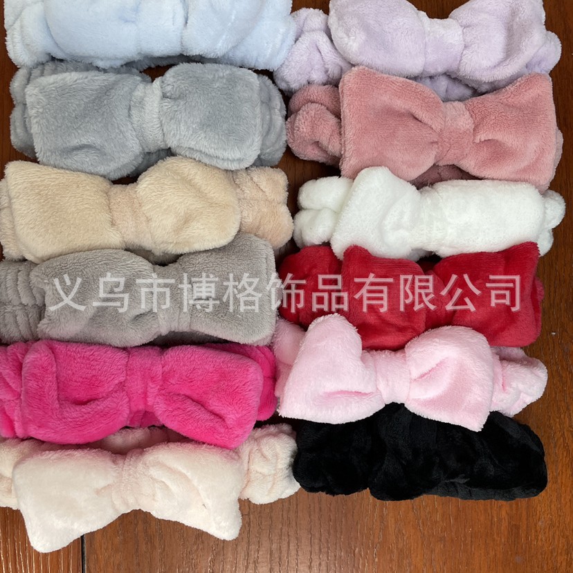 Diadema con lazo de lunares con estampado de leopardo europeo y americano, pañuelo facial SPA, diadema elástica transfronteriza, diadema de borde ancho a rayas