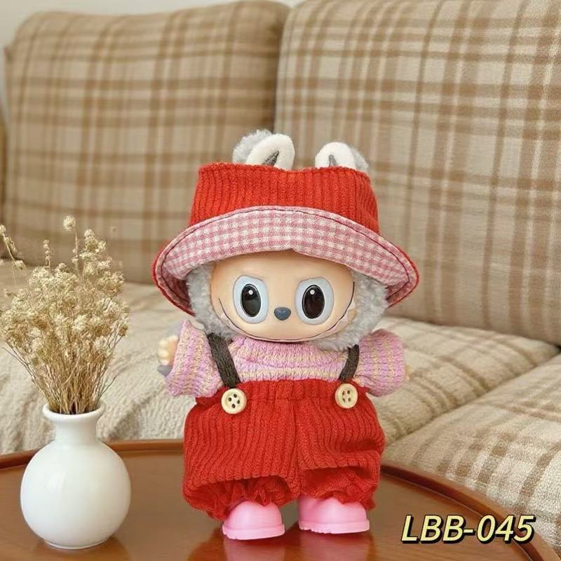 一二三代拉布布服装衣服套装搪胶玩偶labubu潮流娃衣装饰配件大牌|undefined