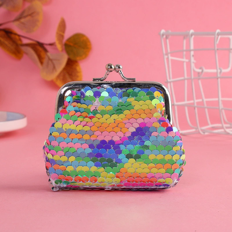 Двусторонние ногтевые sequins, кошелек, разноцветные монеты, новая коллекция, 3 дюйма