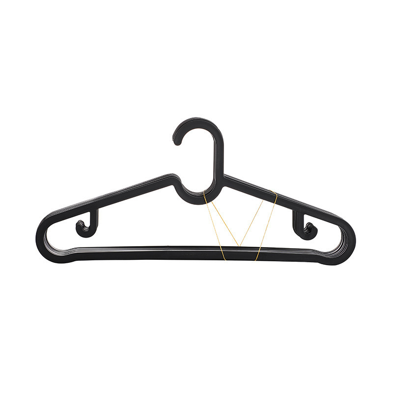 Colgante de ropa para el hogar colgante de ropa espesa y gruesa sin huellas anti-hombro esquinas colgantes de ropa de plástico blanco y negro colgantes de ropa colgantes de ropa dormitorio