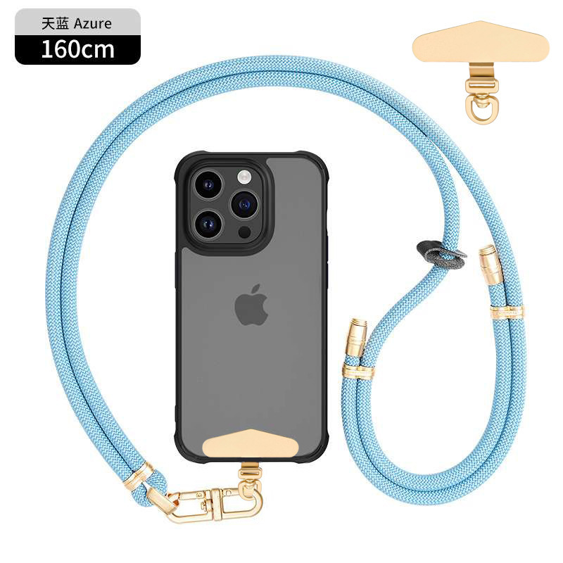 8mmクロスボディ、バックホルターネック携帯電話ストラップ、調節可能なハイエンドメタルバックルスペーサー、屋外紛失防止カメラストラップ|undefined