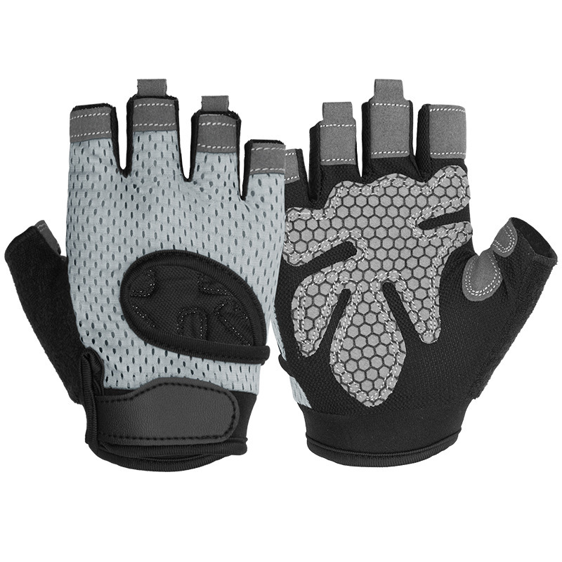 MKAS guantes de fitness protector de muñeca todo en un dispositivo de entrenamiento de fuerza de medio dedo para hombres guantes deportivos de caballo