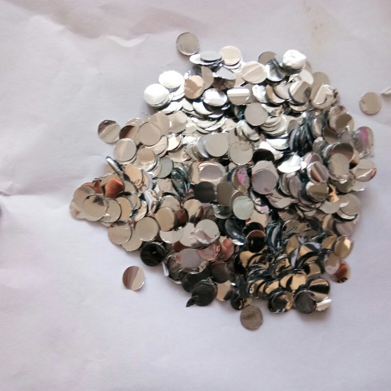 1cm 밝은 실버 500 그램