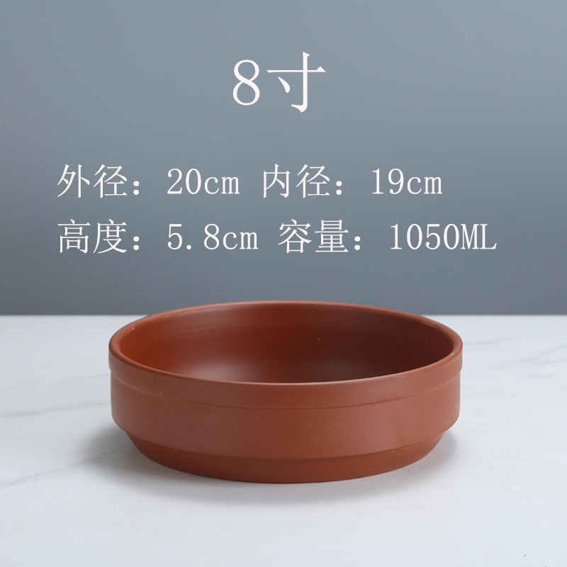 湘菜碗蒸饭碗土陶蒸笼饭碗饭店专用钵仔碗陶瓷饭钵蒸菜碗蒸饭土碗|undefined