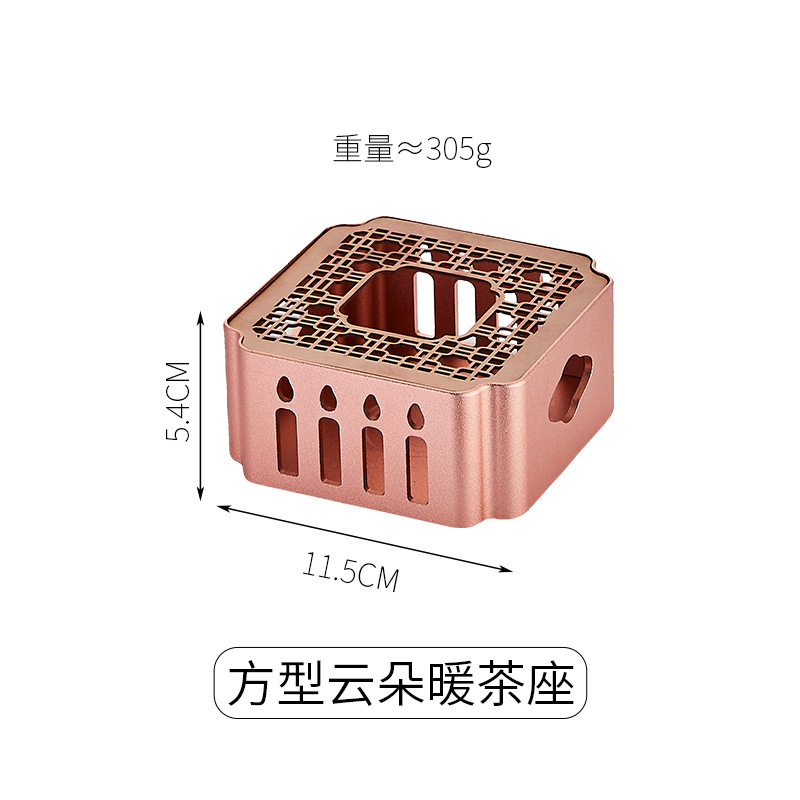 温茶炉ろうそく加熱台座が精巧で透かし彫りされた茶道が小さくて豪華で暖かい茶炉日本式ホテルレストランが業務用です。|undefined