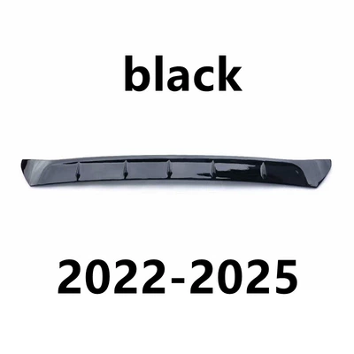Suitable for 2012-2025 New Fixed wind wing - black-top-wing-2022-2025