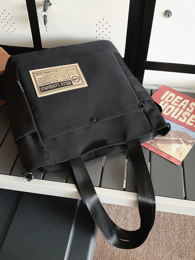 Waterproof handbag for men, Japanese-style casual Instagram, single-shoulder backpack for college students in class, trendy large-capacity crossbody bag for women undefined