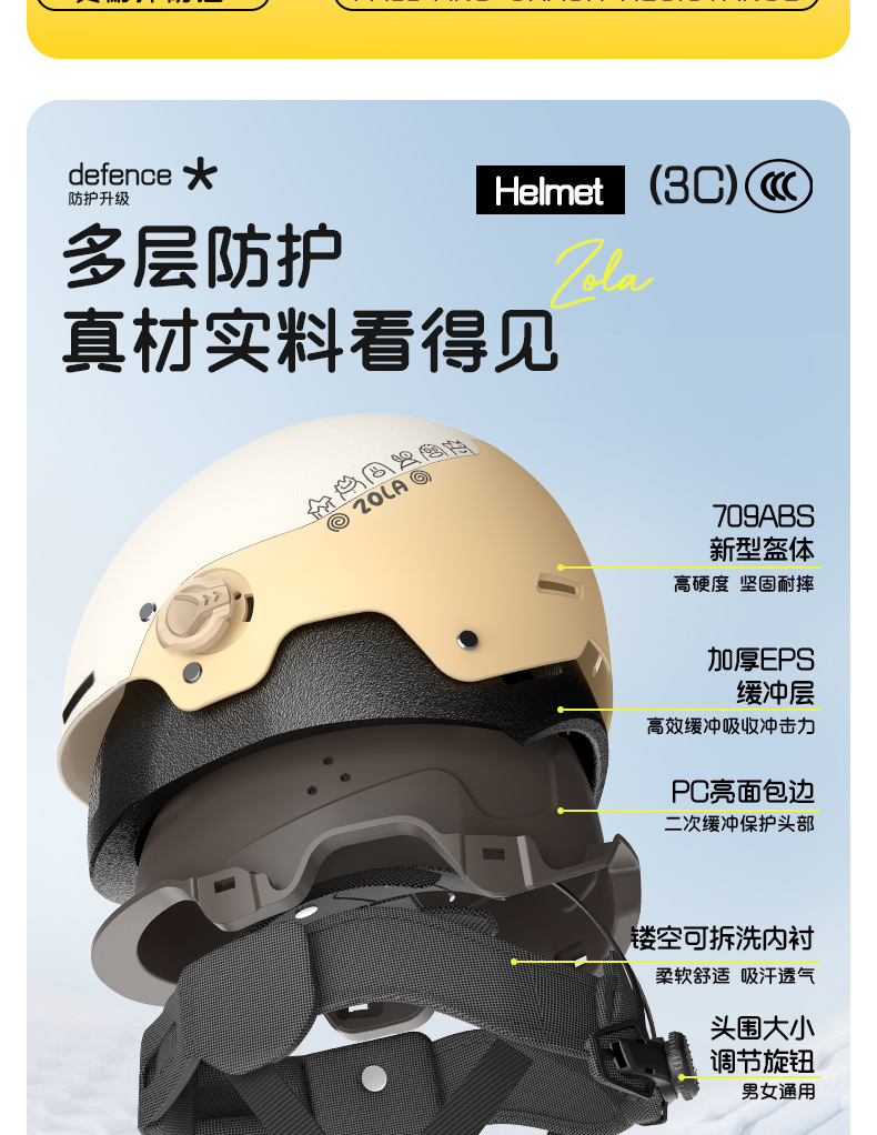 3C Certified Electric Motorcycle Helmet for Men and Women, 2025 Model, for Riding and Commuting, Safety Helmet for Electric Vehicles, Protective Gear