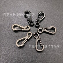SF款迷你挂扣锌合金简洁迷你弹簧挂扣箱包快挂sf钥匙扣公仔扣