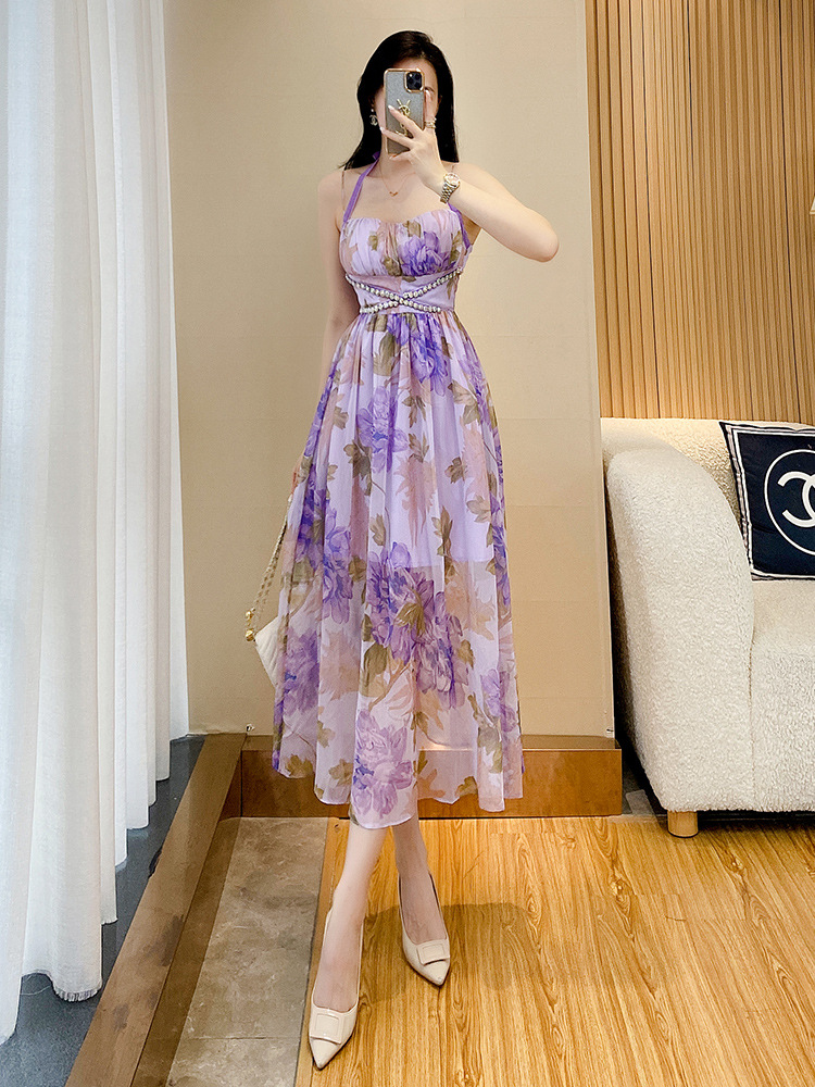C2831 1300K ÁO HAI DÂY NỮ DONTDHI SEXY GỢI CẢM SEXY MÙA HÈ HỌA TIẾT HOA HAI DÂY HỞ VAI THỜI TRANG NỮ VẢI VOAN G04 SẢN PHẨM MỚI