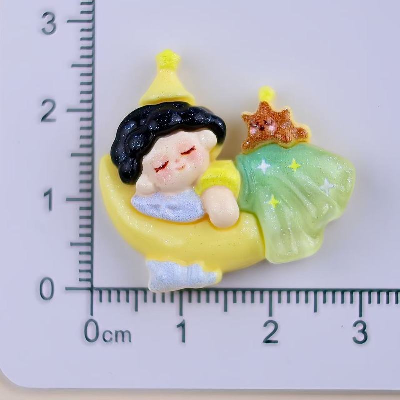 小卡卡通温蒂睡姿女孩树脂配件奶油胶diy发饰发坠手机壳冰箱材料|undefined