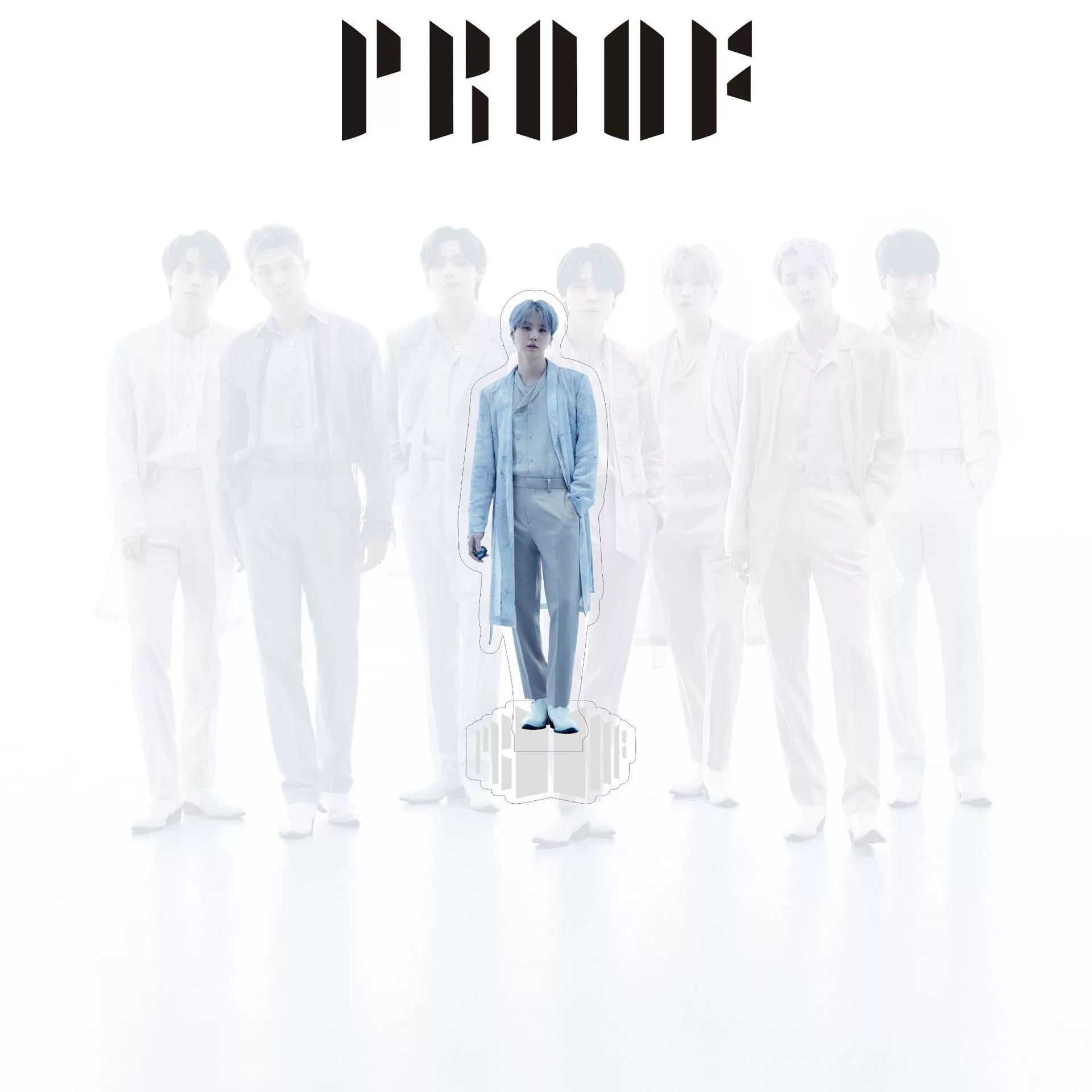 Новый альбом BT Star Youth Group Proof стоит на столе, карточка, новая человекоподобная настольная установка звезда вокруг звезды