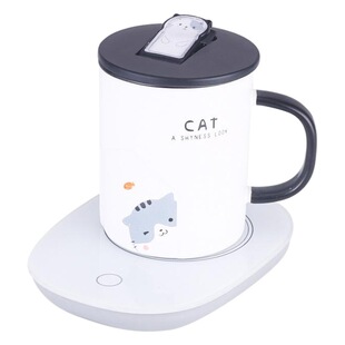 Factory direct gift LOGO heating 55 degree coasters 110V warm coasters USB constant temperature coasters insulation coasters