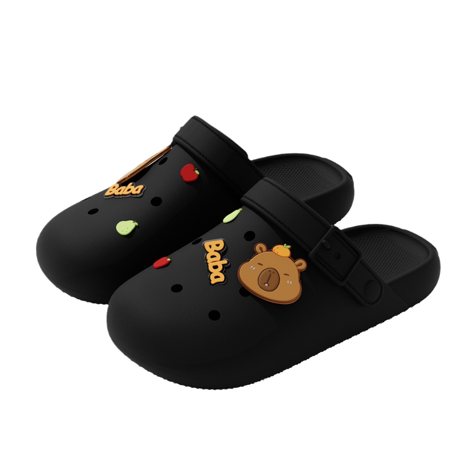 Novos chinelos masculinos verão exterior wear crocs 2026 sola grossa interior casa antiderrapante ao ar livre feminino high-end sentido