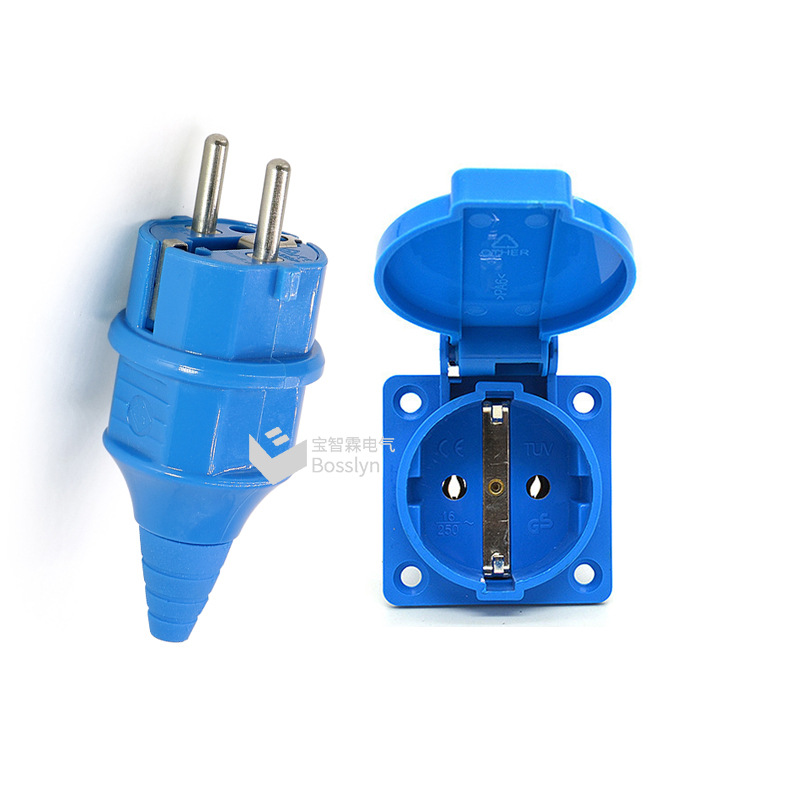 供应德国防水插座 明装2芯 16A的插座现在火爆销售中