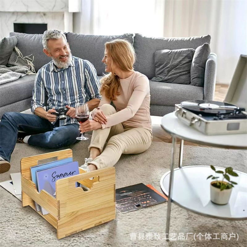 Трансграничная деревянная виниловая стойка для хранения пластинок может быть портативная стойка для офисных документов