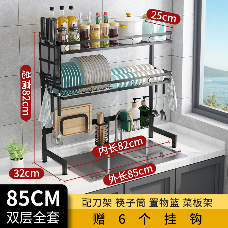 Fregadero de la cocina estante de almacenamiento estante tazón de fuente de drenaje estante vajilla plato rack de drenaje tazón de fuente de almacenamiento de suministros de cocina rack de almacenamiento
