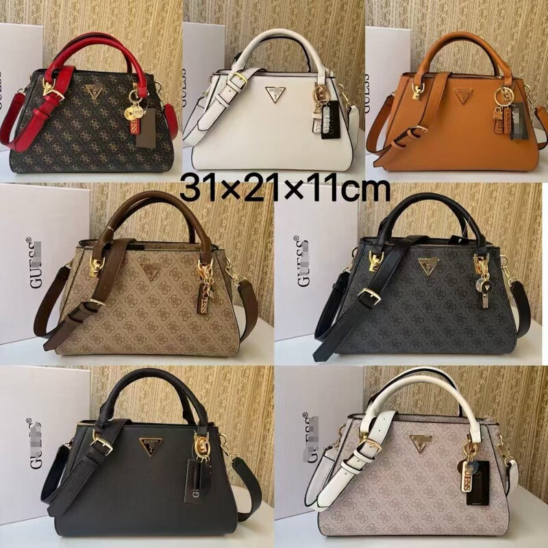 Foreign Trade New European and American Fashion Large-Capacity Multi-Layer Briefcase Inverted Triangle Pendant Printed Hand-Held Crossbody Women's Bag
