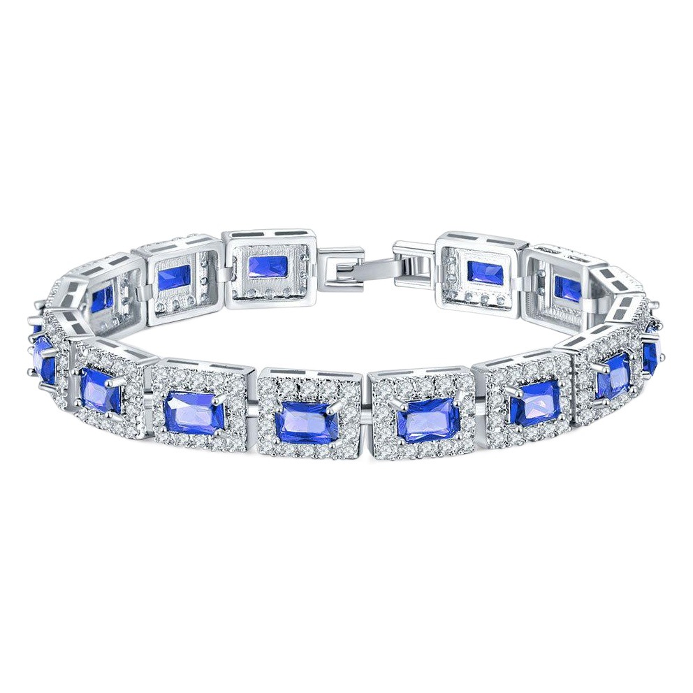 Kashi Corea del Sur estilo coreano pulsera de moda micro incrustaciones pulsera de circón Comercio exterior pulsera transfronteriza de moda para las mujeres