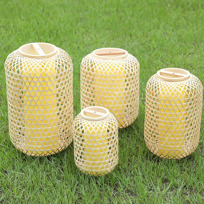Bamboo Lantern Chinese Style Old Street Lampshade Chinese Hot Pot Restaurant Outdoor Handmade Bamboo Retro Tea House Catering Chandelier Bamboo Lantern Chinese Style Old Street Lampshade Chinese Hot Pot Restaurant Outdoor Handmade Bamboo Retro Tea House Catering Chandelier