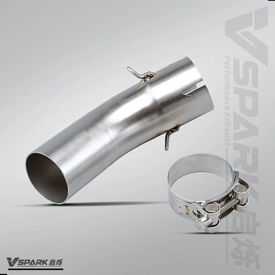 Titanium Alloy Front Section Non-Destructive — Motorcycle exhaust pipe