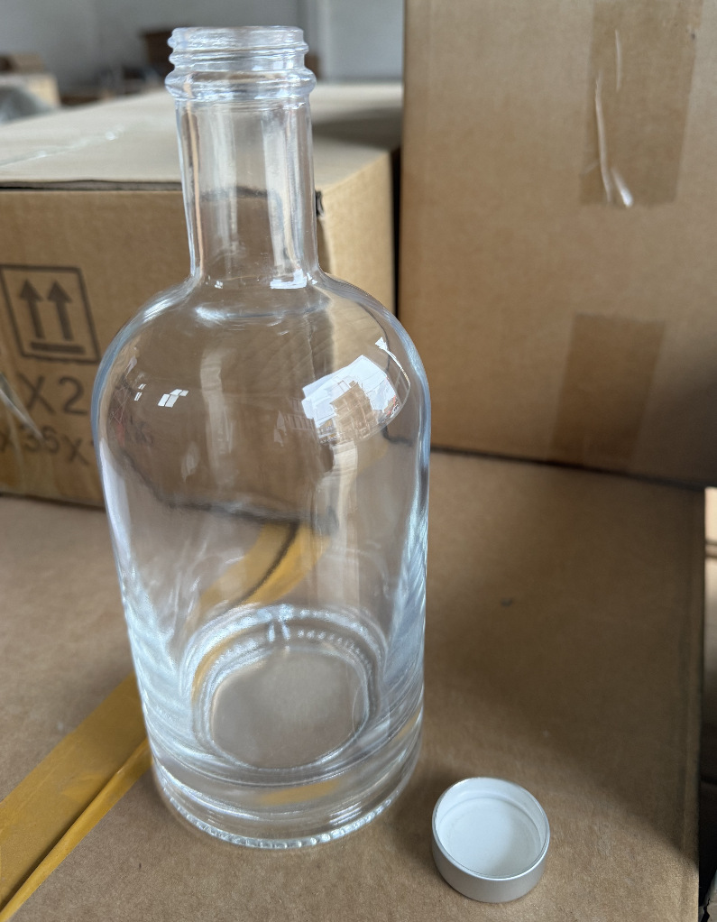 750ml de cubierta de alambre de aluminio y plástico; transparente