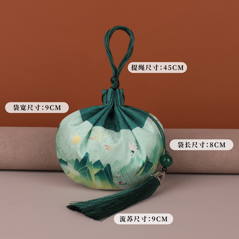 中药挂脖香包礼品香袋宫廷古风香囊艾草薰衣草驱蚊随身荷包空袋|undefined