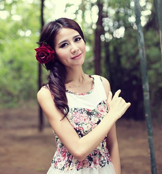 Simple Style Flower Cloth 1 Piece